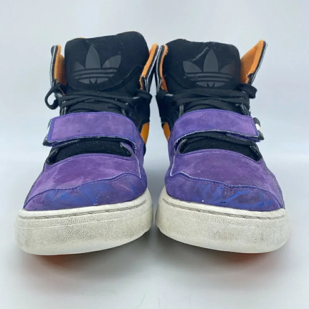 Adidas Streetball 1.5 Men Size 10.5 Lace Up Purple Black Athletic Shoes G99871
